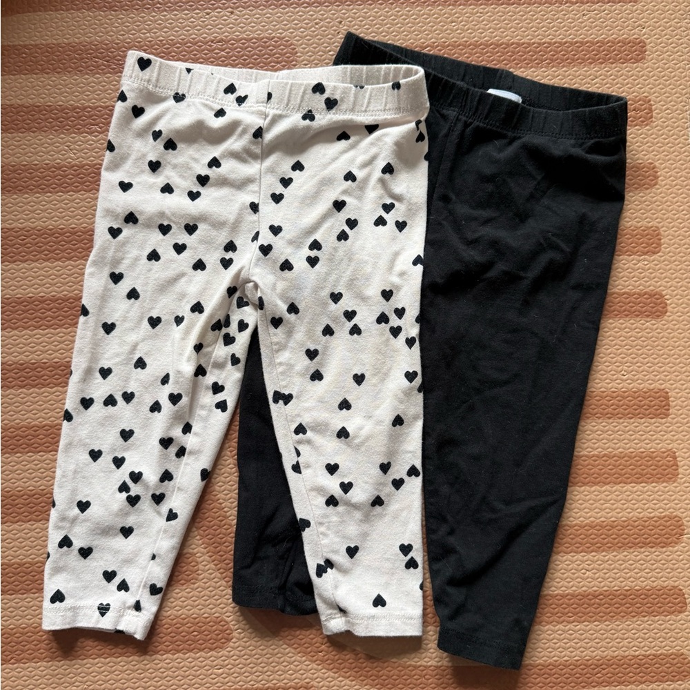 Splendid Leggings - 2 pair, 12-18 months